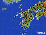 2015年05月27日の九州地方のアメダス(気温)