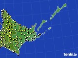 道東のアメダス実況(気温)(2015年05月27日)