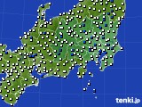 2015年05月27日の関東・甲信地方のアメダス(風向・風速)
