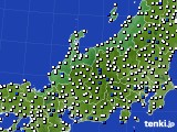 2015年05月28日の北陸地方のアメダス(風向・風速)