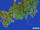 2015年05月29日の東海地方のアメダス(日照時間)