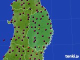 岩手県のアメダス実況(日照時間)(2015年05月29日)