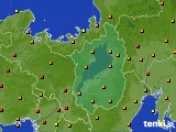 滋賀県のアメダス実況(気温)(2015年05月29日)