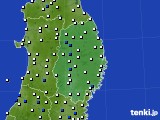 2015年05月29日の岩手県のアメダス(風向・風速)