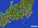 2015年05月30日の関東・甲信地方のアメダス(日照時間)