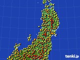 東北地方のアメダス実況(気温)(2015年05月30日)