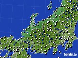 2015年05月31日の北陸地方のアメダス(風向・風速)