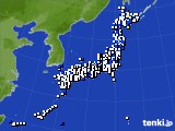 2015年05月31日のアメダス(風向・風速)