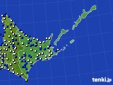 道東のアメダス実況(風向・風速)(2015年05月31日)