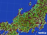 北陸地方のアメダス実況(日照時間)(2015年06月01日)