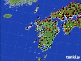 2015年06月01日の九州地方のアメダス(日照時間)