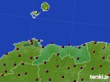 鳥取県のアメダス実況(日照時間)(2015年06月01日)