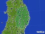 2015年06月01日の岩手県のアメダス(風向・風速)