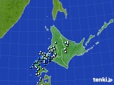 北海道地方のアメダス実況(降水量)(2015年06月03日)