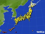 アメダス実況(気温)(2015年06月03日)