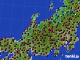 2015年06月04日の北陸地方のアメダス(日照時間)