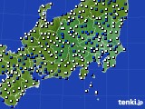 関東・甲信地方のアメダス実況(風向・風速)(2015年06月04日)