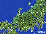 2015年06月04日の北陸地方のアメダス(風向・風速)