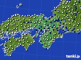 近畿地方のアメダス実況(風向・風速)(2015年06月04日)