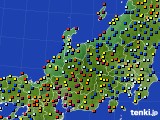 北陸地方のアメダス実況(日照時間)(2015年06月06日)