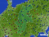 長野県のアメダス実況(日照時間)(2015年06月06日)