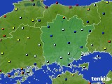 2015年06月06日の岡山県のアメダス(日照時間)