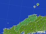 2015年06月06日の島根県のアメダス(気温)