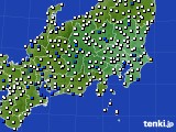 関東・甲信地方のアメダス実況(風向・風速)(2015年06月06日)
