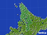 道北のアメダス実況(風向・風速)(2015年06月06日)