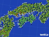 四国地方のアメダス実況(日照時間)(2015年06月07日)