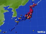 アメダス実況(日照時間)(2015年06月07日)