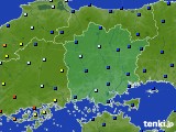 岡山県のアメダス実況(日照時間)(2015年06月07日)