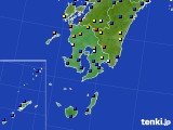 2015年06月07日の鹿児島県のアメダス(日照時間)