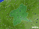 2015年06月07日の群馬県のアメダス(風向・風速)