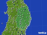 岩手県のアメダス実況(風向・風速)(2015年06月07日)