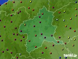群馬県のアメダス実況(日照時間)(2015年06月10日)