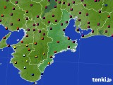 三重県のアメダス実況(日照時間)(2015年06月10日)