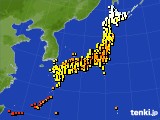 2015年06月10日のアメダス(気温)