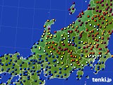 北陸地方のアメダス実況(日照時間)(2015年06月11日)