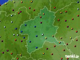 群馬県のアメダス実況(日照時間)(2015年06月11日)