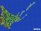 道東のアメダス実況(日照時間)(2015年06月11日)