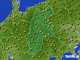 長野県のアメダス実況(気温)(2015年06月11日)