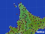 2015年06月12日の道北のアメダス(日照時間)