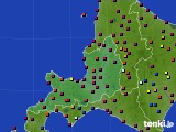 道央のアメダス実況(日照時間)(2015年06月12日)