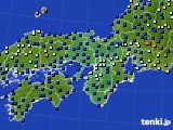 近畿地方のアメダス実況(日照時間)(2015年06月13日)