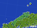 2015年06月13日の島根県のアメダス(日照時間)