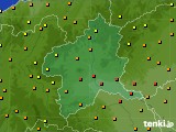 群馬県のアメダス実況(気温)(2015年06月13日)