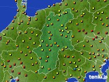 長野県のアメダス実況(気温)(2015年06月13日)