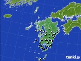 九州地方のアメダス実況(降水量)(2015年06月15日)