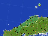 2015年06月15日の島根県のアメダス(気温)